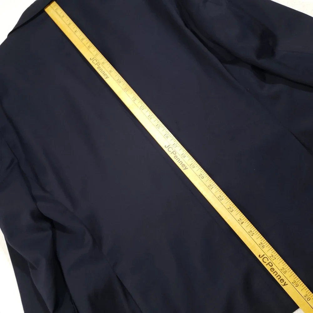 Bonobos2-Piece Suit Men 46R 40 Waist Navy Blue Wool Stretch 2-Button Flat Front
